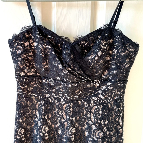 Brand new White House Black Market strapless black lace dress 🖤💥 - Picture 3 of 12